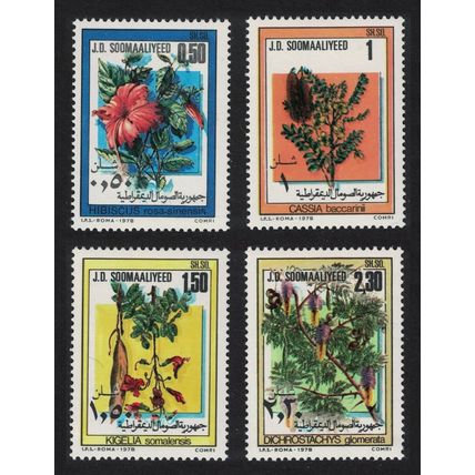 Somalia Flowers 4v 1978 MNH SG#627-630 MI#270-273