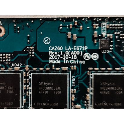 DELL XPS 13 9370 Motherboard i7 SR3LC 16GB LA-E671P 0W970W FAULTY