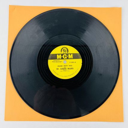 Frank Petty Trio – St. Louis Blues MGM Record 78RPM Shellac Vinyl 78 RPM