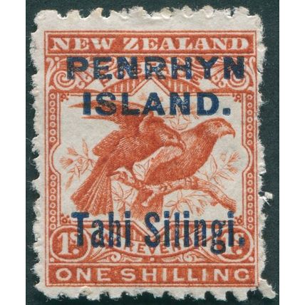 Penrhyn Island 1903 1s brown-red SG16 unused