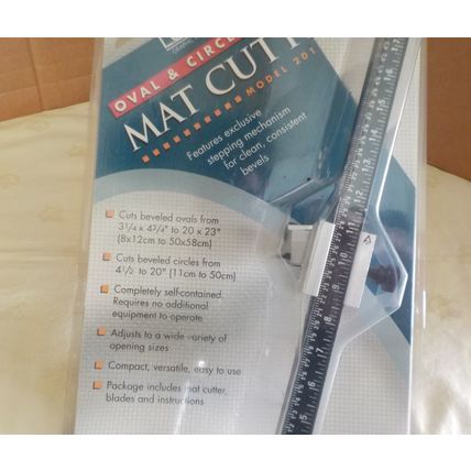 Logan Oval & Circle Mat Cutter Model 201 - 3 Step - NEW & SEALED