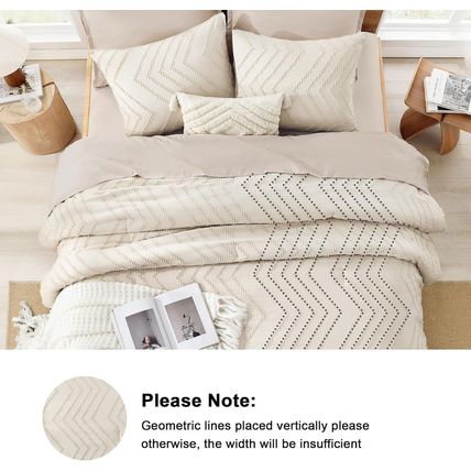 Litanika California King Comforter Set Beige, 3 Pieces Cal King Oversized King C