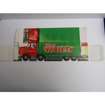 Kellogg`s 2004 Variety Pack Cereal Box Lorry Driver Tony the Tiger