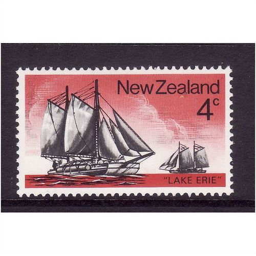 NEW ZEALAND 1975 4c Scow Lake Erie Sailing Ship Sg 1069 M / mint