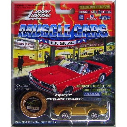 Johnny Lightning - 1969 Olds 442: Muscle Cars U.S.A. #12,395 (1994) *Gold Rush*