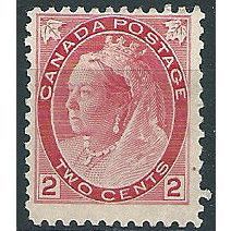 Canada 1899 SG155 2c Rose-Carmine Mint No Gum ... .