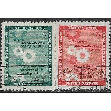 1958 Michel 72/73 - fine used (o)