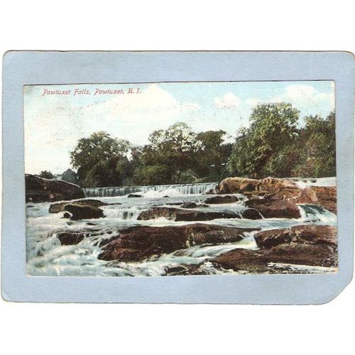 Rhode Island Pawtucket Postcard Pawtucket Falls~927