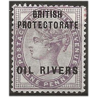 Oil Rivers 1882 SG2 1d Lilac Mounted Mint . ..