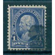 Used 264 1c Benjamin Franklin Fine Plus M02987