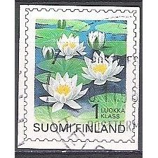 Finland 1996 Michel 1350 O Cote (2013) 0.30 Euro Fleur nymphaea candida