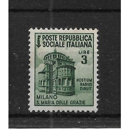 ItalianSocialistRep.SG115 3l St, Mary of Grace,Milan.Mounted Mint.Sept22