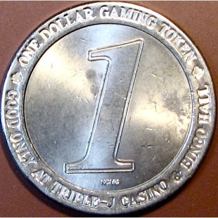 Triple J's. $1 Casino Token. Henderson, NV. R30.