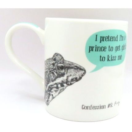 I Pretend I'm a Prince to get girls to kiss me Mug Confessions of a Frog 9.5 CM