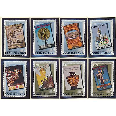 Cook Islands Stamps Scott #779 To 786, Used