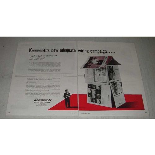 1954 Kennecott Copper Ad - Wiring Campaign