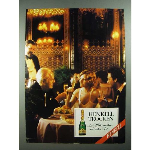 1976 Henkell Trocken Champagne Ad - in German