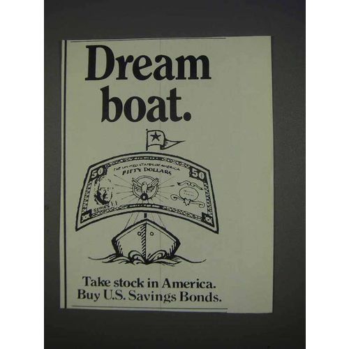 1982 U.S. Savings Bonds Ad - Dream Boat