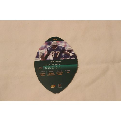 Ben Coates 1998 Playoff Leather Contenders NO. 55