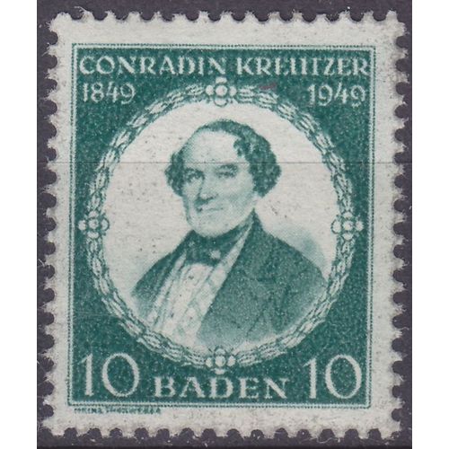 GERMANY Alliiert Franz. Zone [Baden] MiNr 0053 II ( **/mnh )