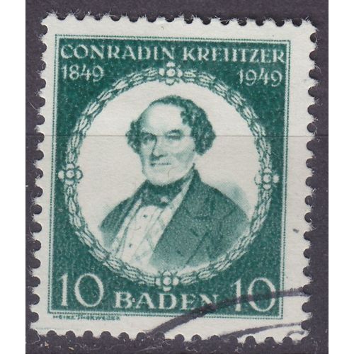 GERMANY Alliiert Franz. Zone [Baden] MiNr 0053 I ( O/used )