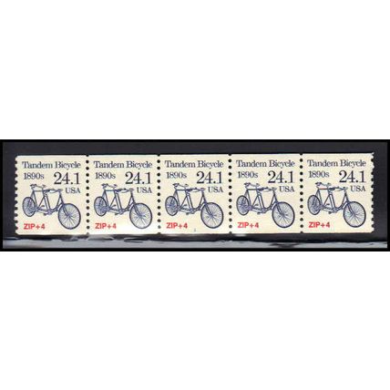 2266 24.1c Tandem Bicycle Very Fine MNH Dry Gum PNC 1/5 X1290