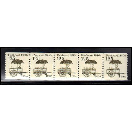 2133 12.5c Pushcart Fine MNH Dry Gum PNC 1/5 X2169