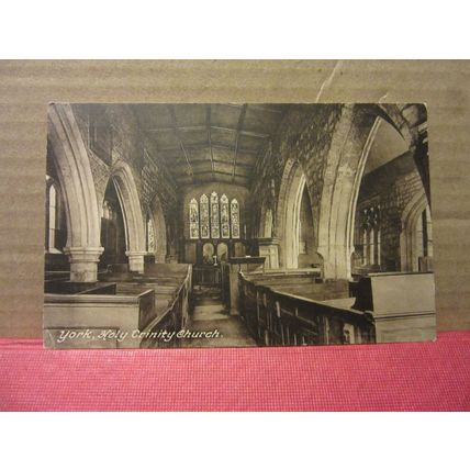 HOLY TRINITY CHURCH, YORK.. unused antique postcard by F. Frith =