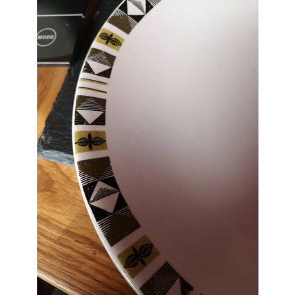 Pair Vintage Oakwood Ironstone Dinner Plates