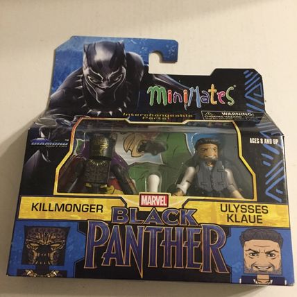 New Sealed Marvel Killmonger & Ulysses Klaue Minimates