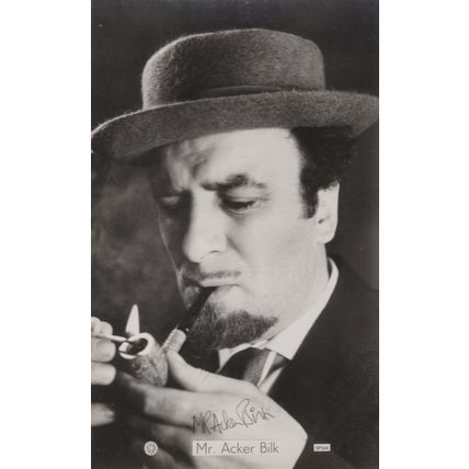 Acker Bilk Star Pics Vintage Rare Signed PB SP344 Postcard Photo