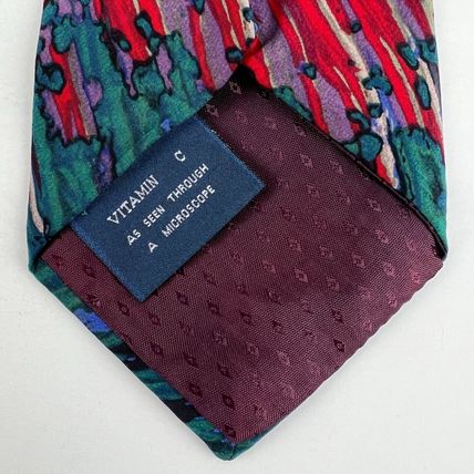 Stonehenge Molecular Expressions Vitamin C Necktie Neck Tie Pattern 100% Silk