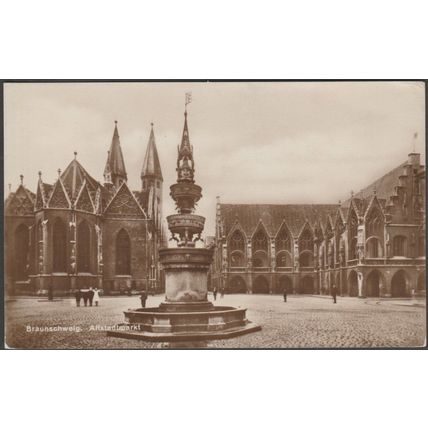 Altstadtmarkt, Braunschweig, c.1910 - Baxmann Foto-AK