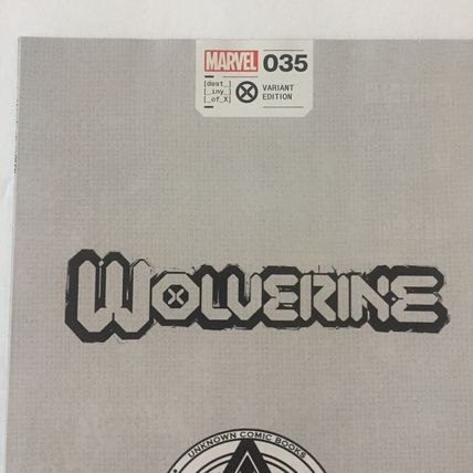 2023 Marvel Comics Wolverine Scott Williams Virgin Variant #35