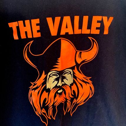 The Valley Black Viking Norseman T-shirt Lehigh Valley Gildan Pennsylvania 2XL