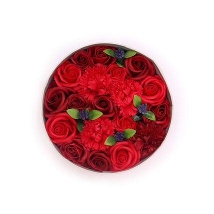 Soap Flower Gift Box - Classic Red Roses
