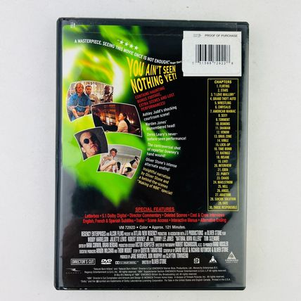 Natural Born Killers Director's Cut DVD Woody Harrelson Juliette Lewis