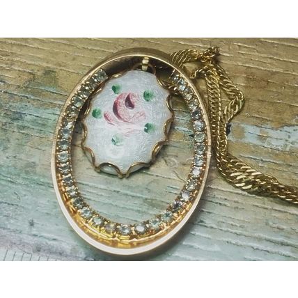 Cluster Pendant W/ CZ Accent, 14 KGP Necklace