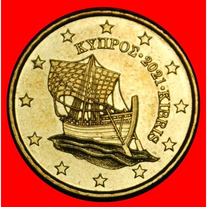 Ⰶ GREECE (2008-2024):CYPRUS★10 CENTS 2021! SHIP NORDIC GOLD★LOW START★NO RESERVE