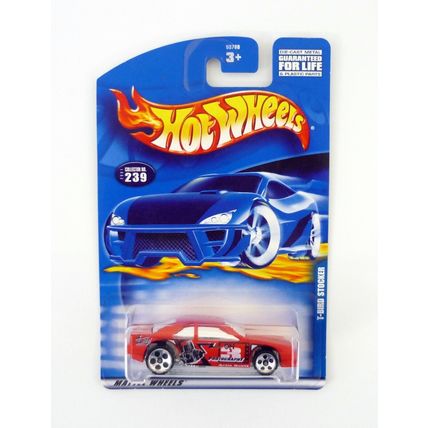 Hot Wheels T-Bird Stocker #239 Red Die-Cast Car 2001