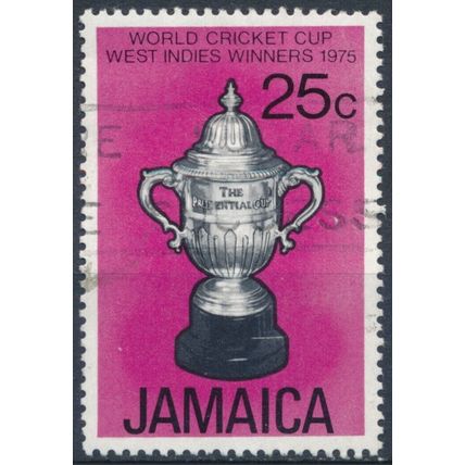 West Indies Victory at Cricket World Cup: 25c - Jamaica 1976 - F H - SG 420