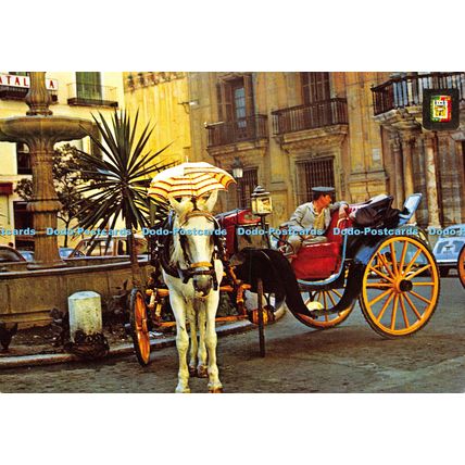 D025581 No. 88. Malaga. Costa del Sol. Bishops Square. Escudo De Oro. Dominguez.