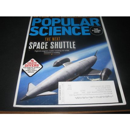POPULAR SCIENCE MAGAZINE SEPTEMBER 2013 THE NEXT SPACE SHUTTLE / ALIEN HUNTER