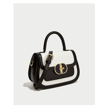 Women Satchel Bags Handle Shoulder Handbags Black