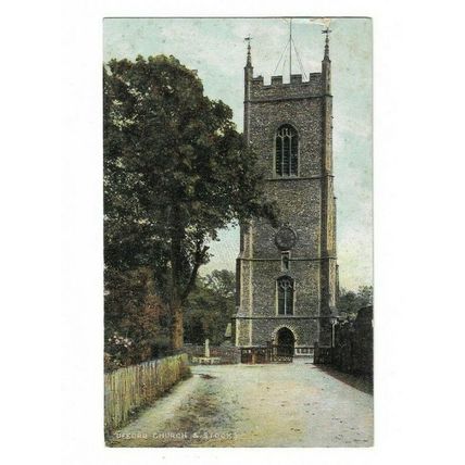 Ufford Church & Stocks.