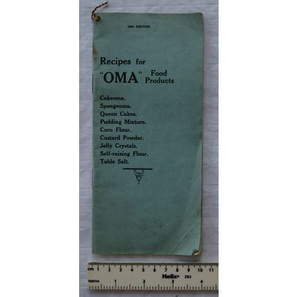 Recipes for OMA Food Products, 30th edition