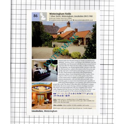 Washingborough Hall Lincoln / Winteringham Fields Lincolnshire - 2011 Advert