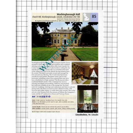Washingborough Hall Lincoln / Winteringham Fields Lincolnshire - 2011 Advert