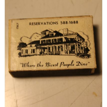 VTG Hotel Advertising MATCH BOOK Collectors Gift Blair Mansion INN Washington DC