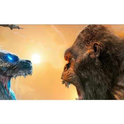 Photo Wallpaper King Kong Vs Godzilla, Wall Mural for Kids Room, Wall Decor
